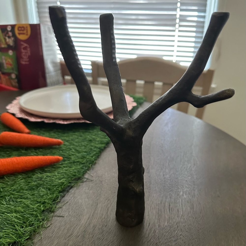 Black Tree Branch Jewelry Holder